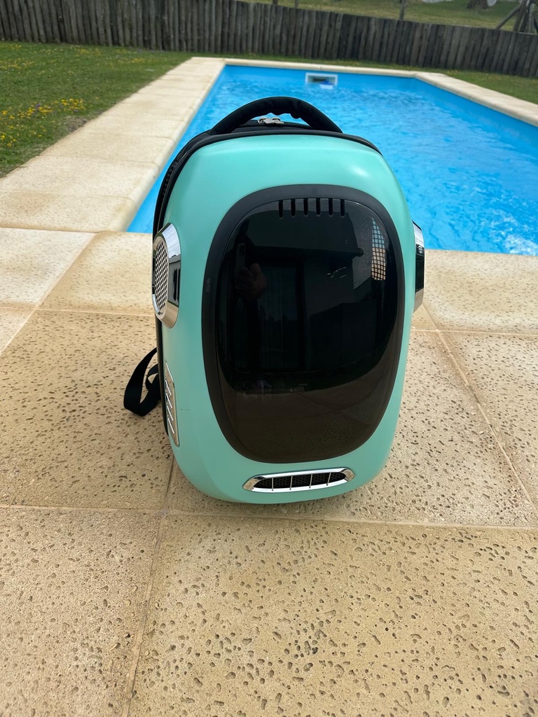 Mochila transportadora para mascotas