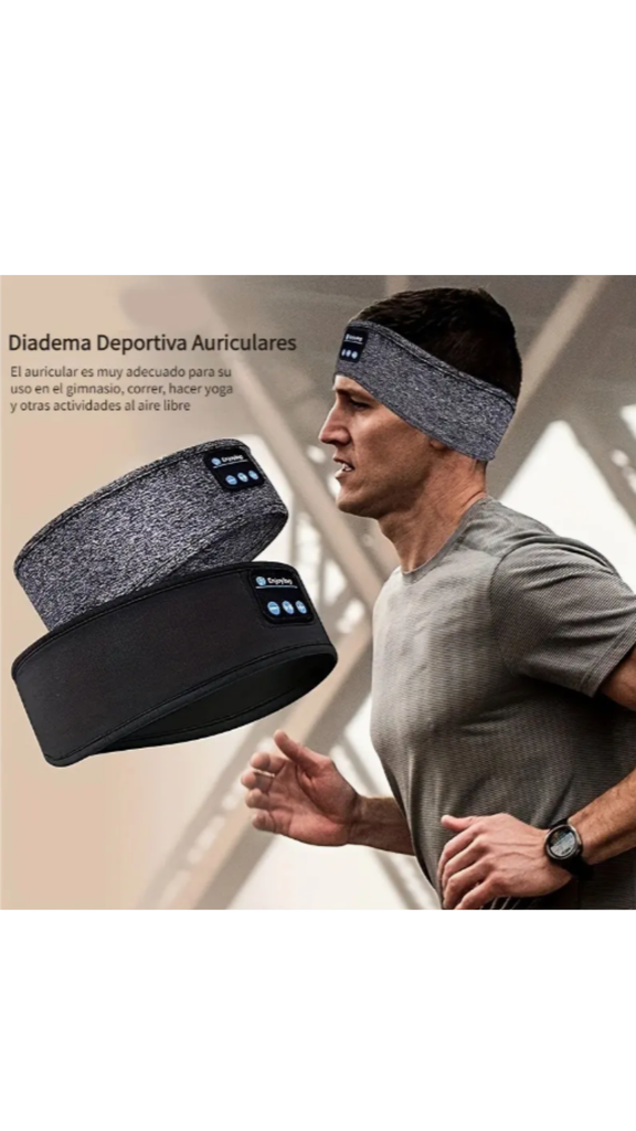 Vincha con auriculares con Bluetoth