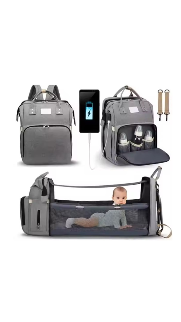 Mochila maternal con cambiador - 50% off ya incluido en el precio abajo.
