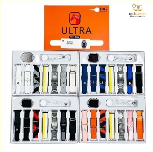 Smart Watch es 7 en 1 - 50% off ya incluido en el precio abajo.